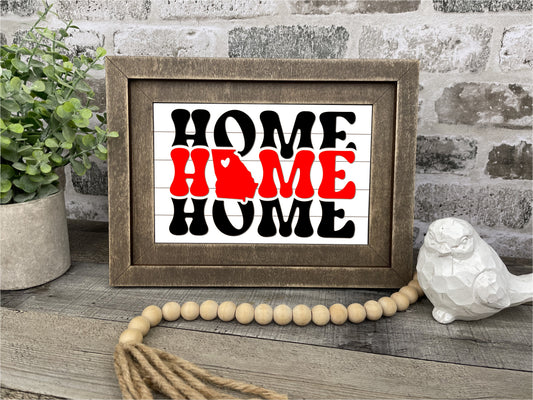 "Georgia Home State" Farmhouse Insert