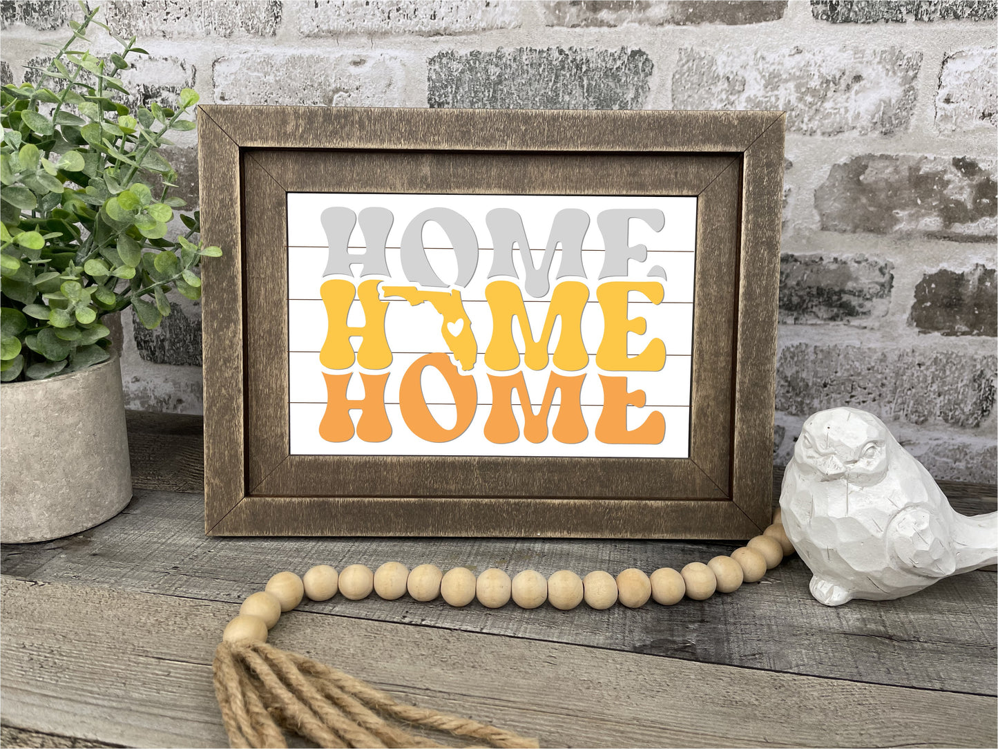 "Home State" Farmhouse Insert