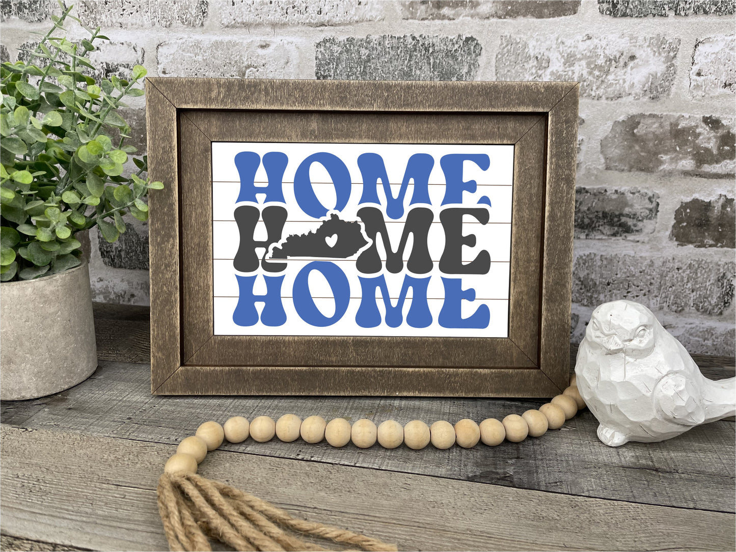 "Home State" Farmhouse Insert