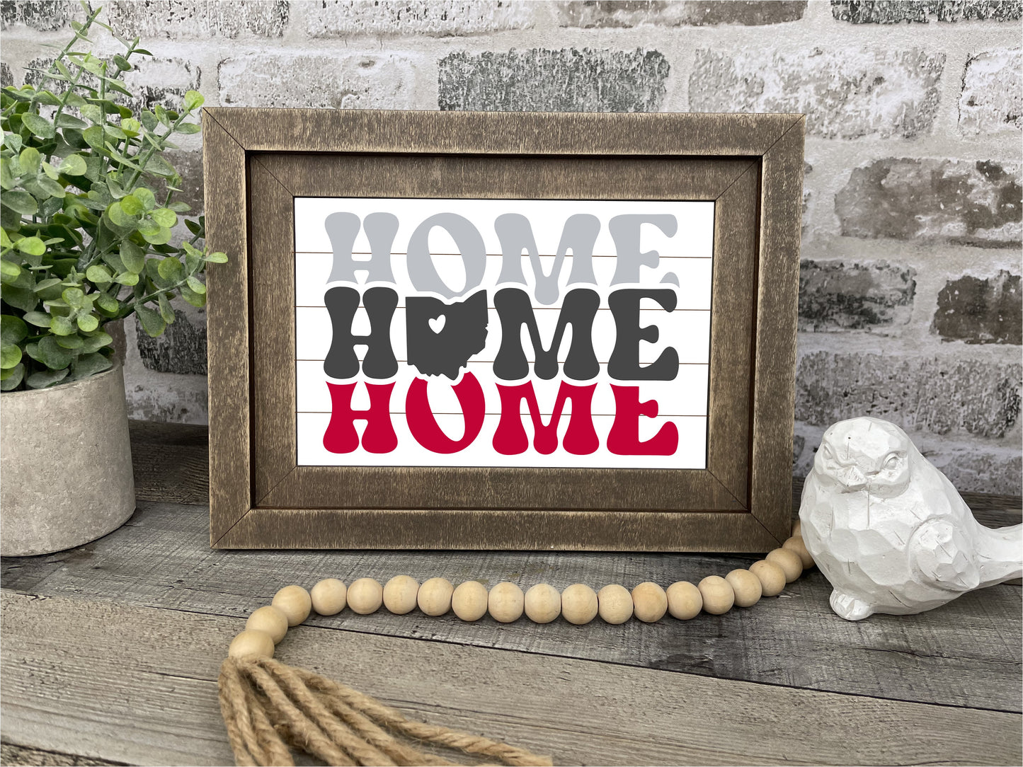 "Home State" Farmhouse Insert