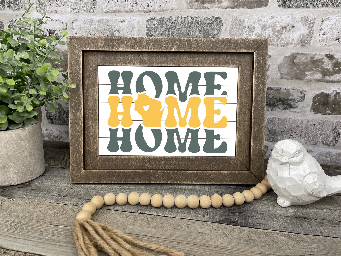 "Home State" Farmhouse Insert