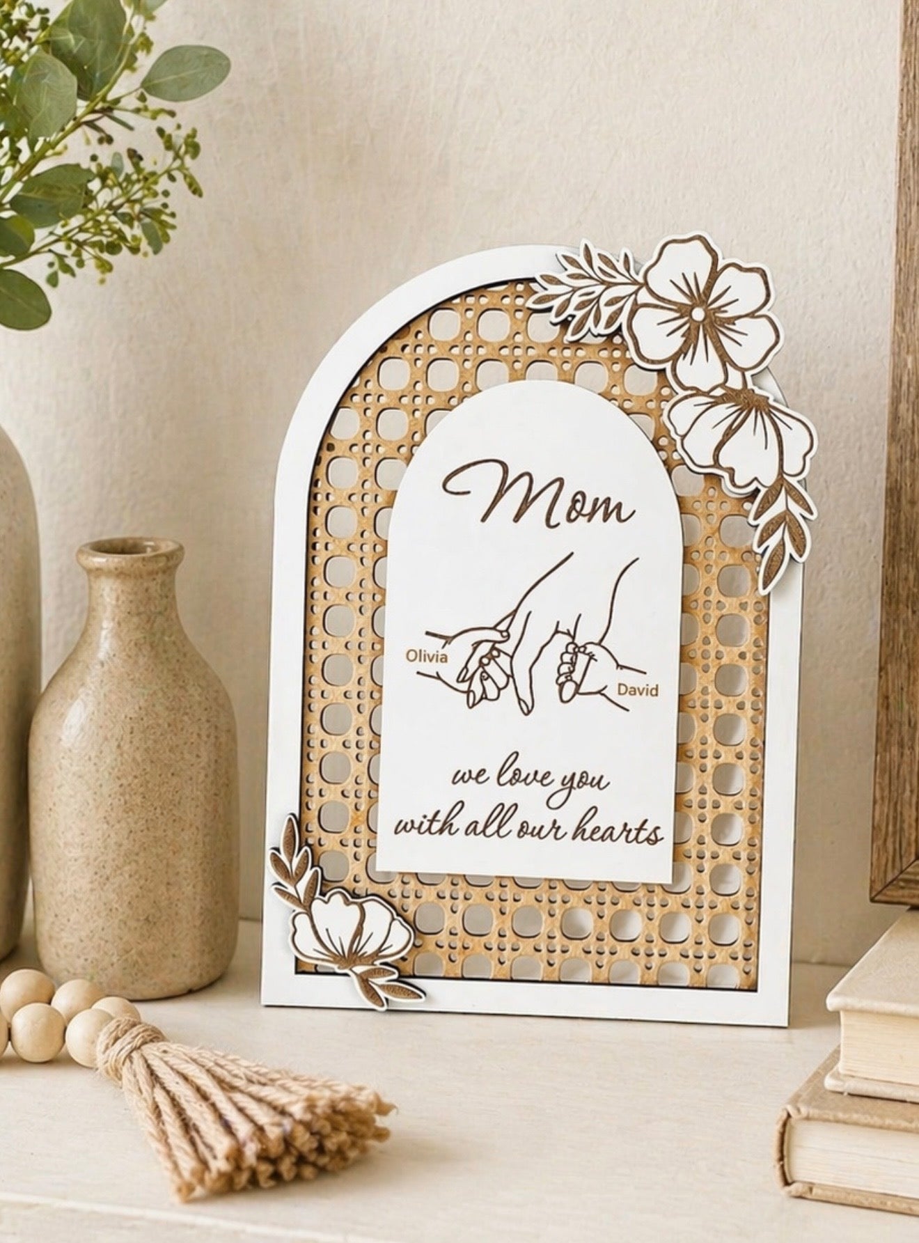 Boho Floral Mother & Child(ren) Sign