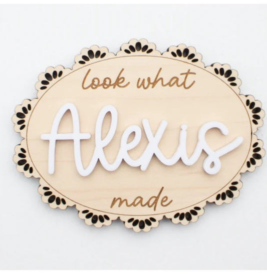 Lacey Look What I Made Magnet