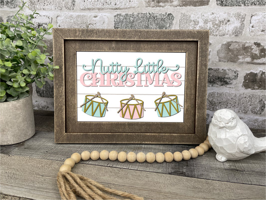 "Nutty Christmas" Farmhouse Frame Insert