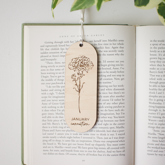Birth Month Flower Bookmarks